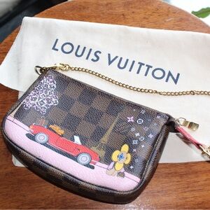 Louis Vuitton mini Xmas Paris Pouchette